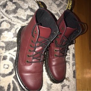 Doc Martens burgundy boots